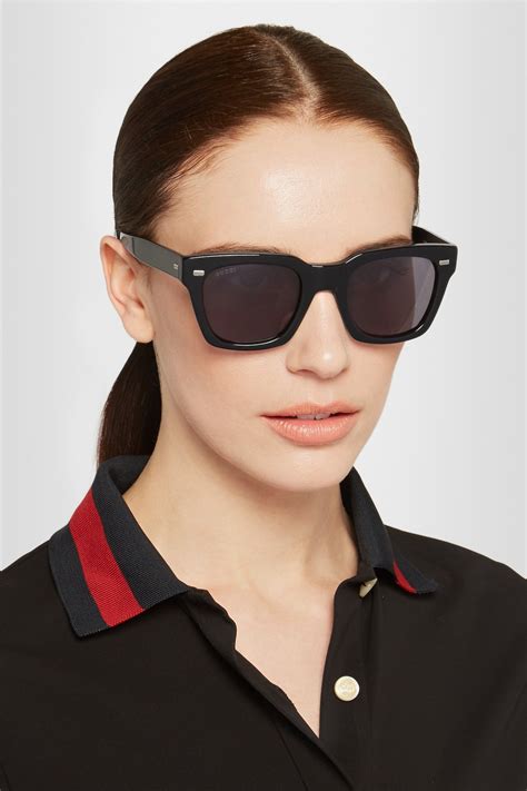 black womens gucci sunglasses